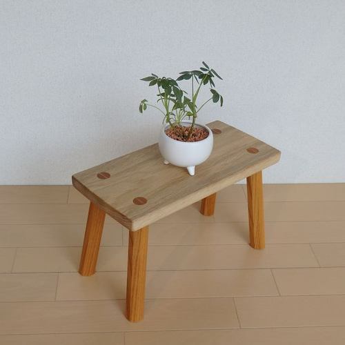 ミニテーブル／飾り台 なら＆けやき その他家具 家具工房N～エヌ