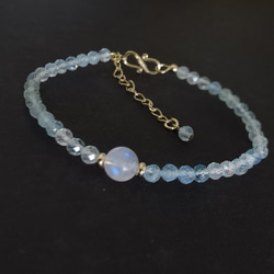 ꙳★*♡maron♡꙳★様ハンドメイドブレスレット ブルームーンストーン～白露～ 5c05a680482547a6059f06567bddf4