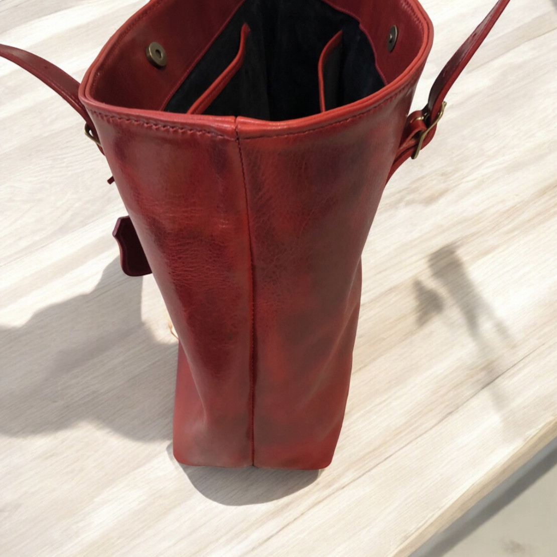 トートバッグ レザートートバッグ 本革トート プルアップレザー｜詳細画像