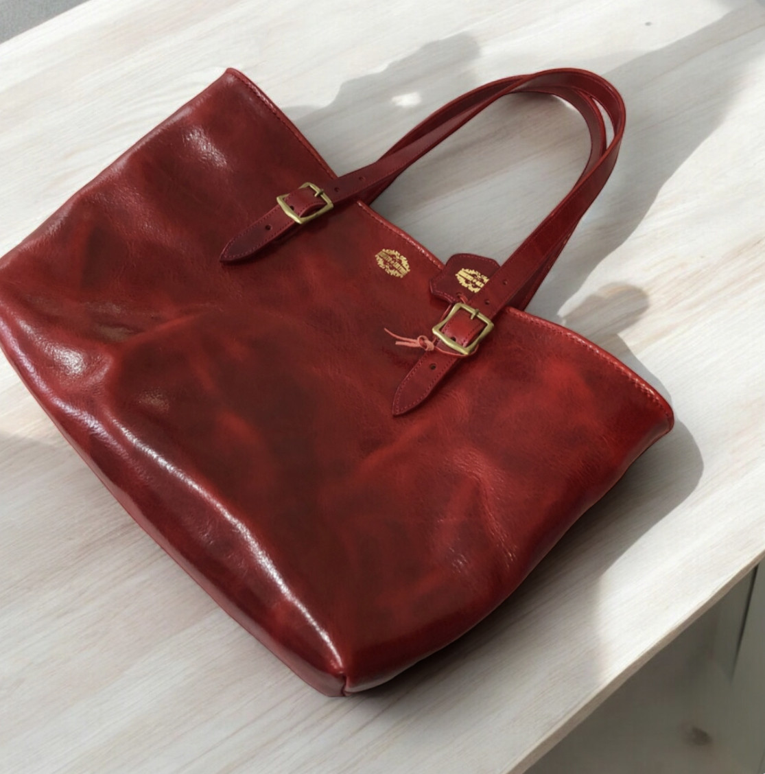 トートバッグ レザートートバッグ 本革トート プルアップレザー｜詳細画像