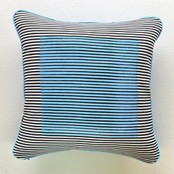 デニムリメイク クッションカバー パッチワーク ハンドメイド d