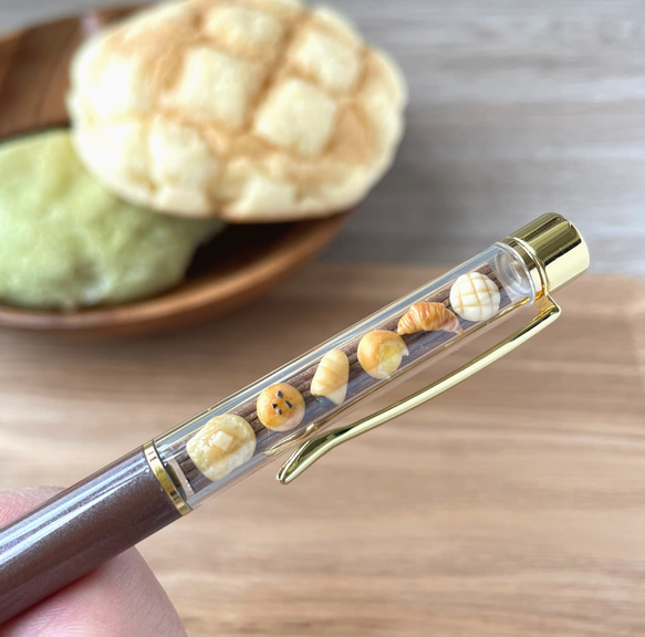 手のひらに、小さなパン屋さん】6種のミニチュアパンのボールペン