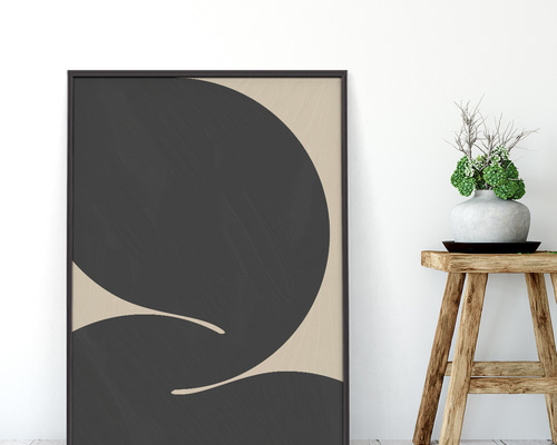 インテリアポスター【 アンティークアブストラクト warp03 】ジャパン