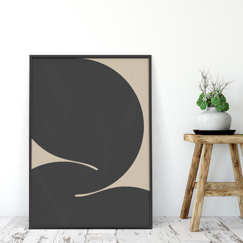 インテリアポスター【 アンティークアブストラクト warp03 】ジャパン