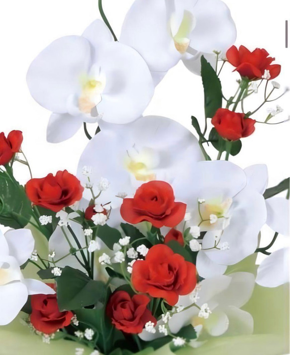 光触媒　人工観葉植物　フェイクグリーン　ブライトコチョウラン 5枚目の画像