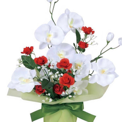 光触媒　人工観葉植物　フェイクグリーン　ブライトコチョウラン 4枚目の画像