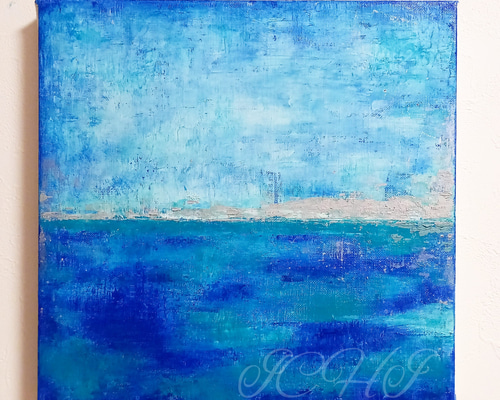 油絵 絵画 【赤富士】 絵画 HR 通販 15270428｜Creema(クリーマ)