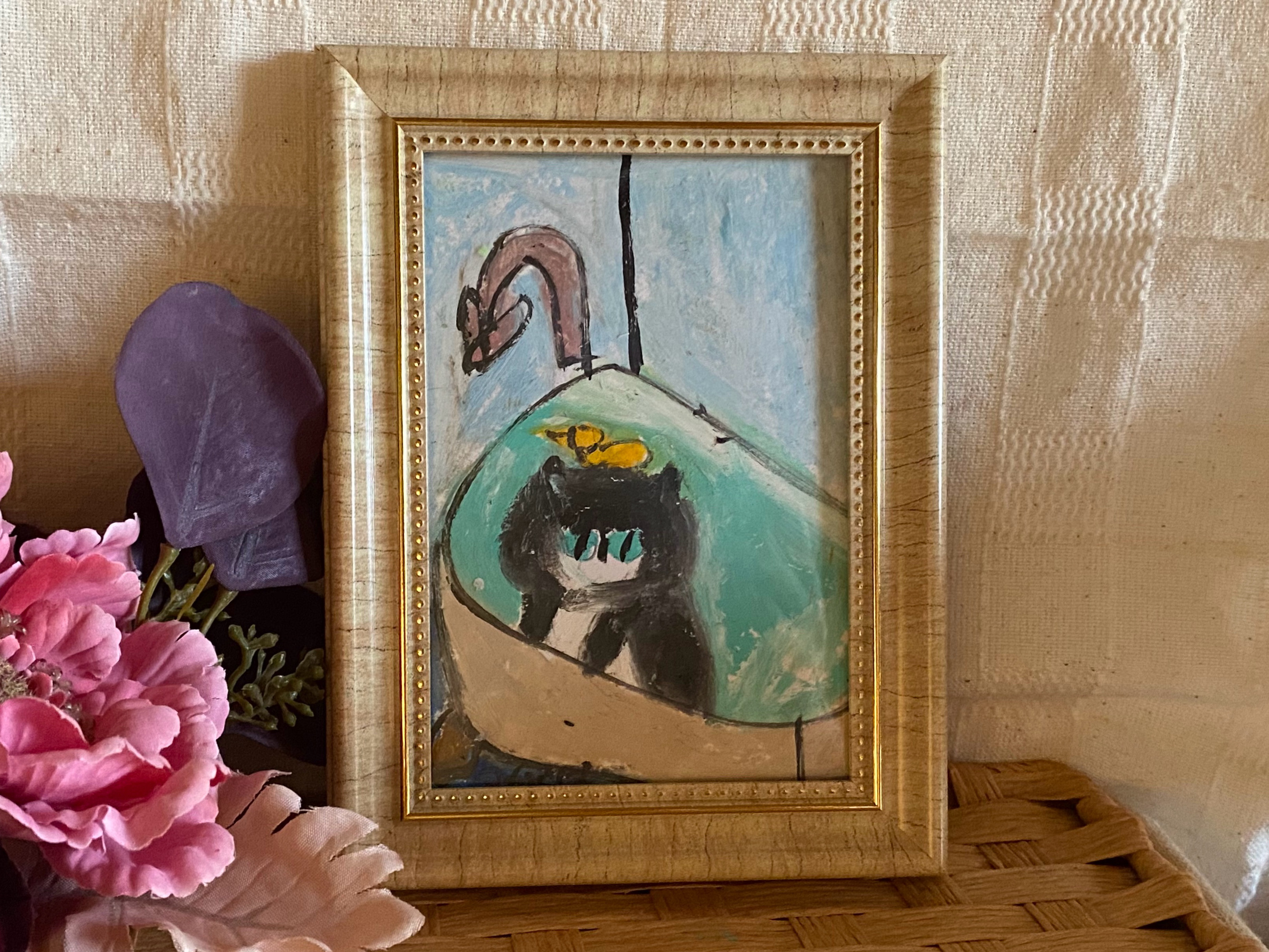 【絵画】ボタニカルアート　「ペチュニア」原画 水彩画 植物細密画 ボタニカルアート「ペチュニア」 真作｜Yahoo