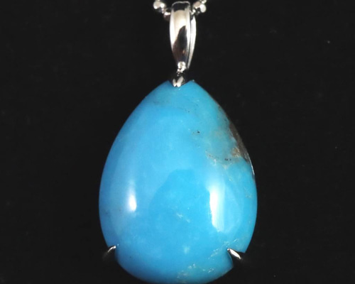 ペルシアンターコイズ 16mmペアシェイプ ペンダント 1.91g #83240