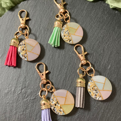 レジン ハンドメイド 幾何学模様 カラフル 多色 ゴールド シルバー