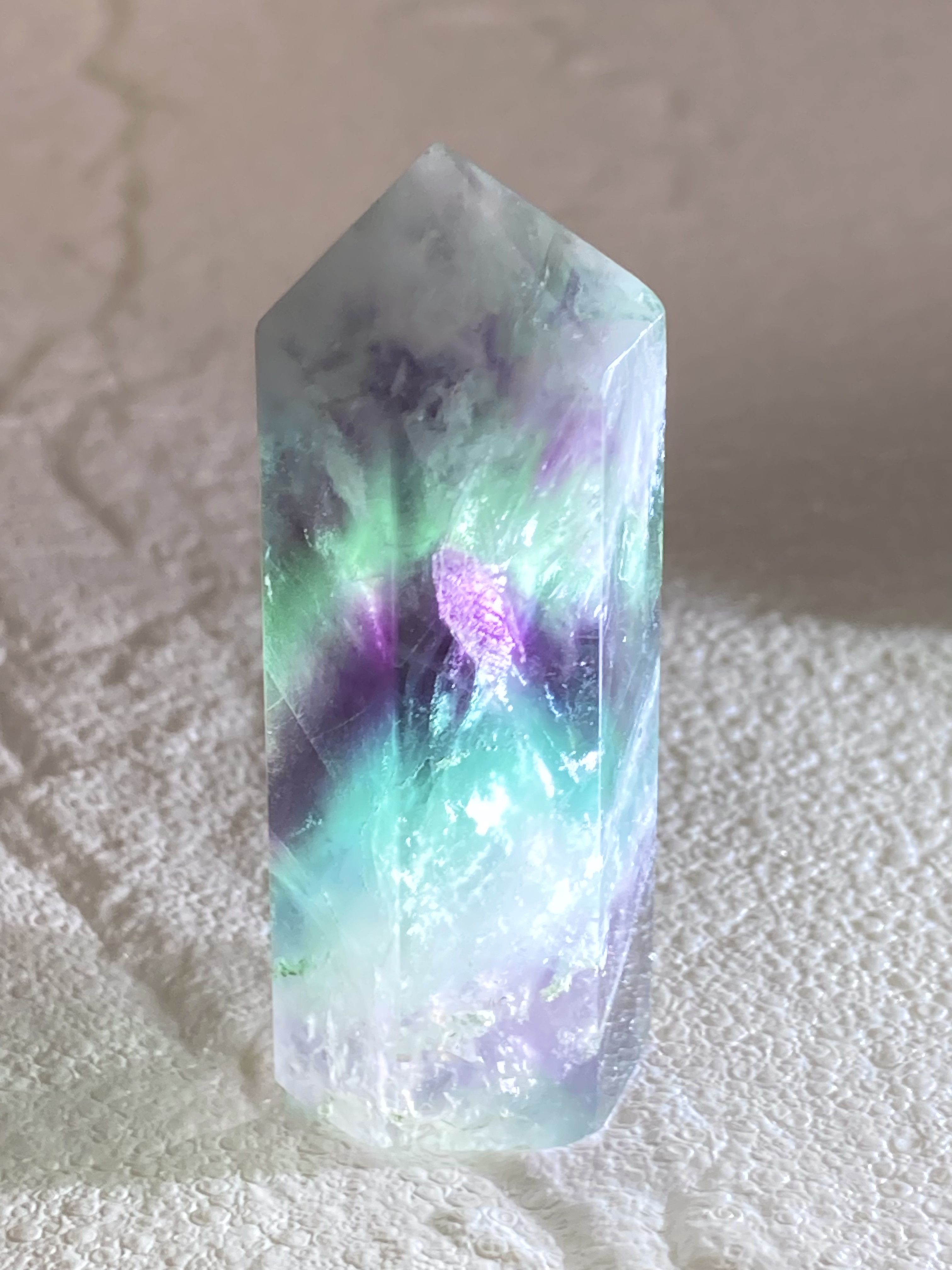 エンジェルフェザー✨ 万華鏡 フローライト マルチカラー 蛍石  