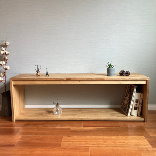 ちぇりこ様オーダー品 マルチスツール W100 机/テーブル/収納 サイド  