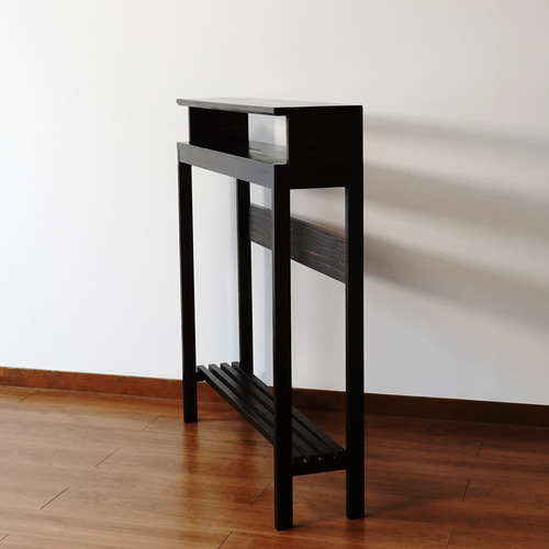 コンソールテーブル 杉無垢材 サイドテーブル あすの森づくりの家具