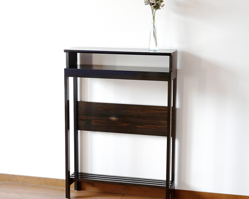 コンソールテーブル　無垢材　杉　ハンドメイド コンソールテーブル 杉無垢材 サイドテーブル あすの森づくりの