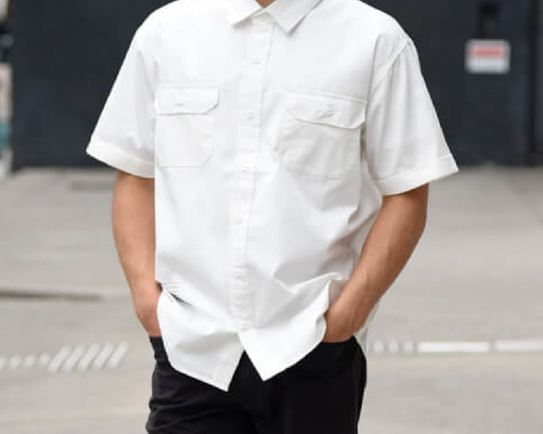 RRL シャツ ホワイト 猫目ボタン ワークシャツ ミリタリーシャツ Sサイズ RRL シャツ ホワイト 猫目ボタン ワークシャツ ミリタリーシャツ S