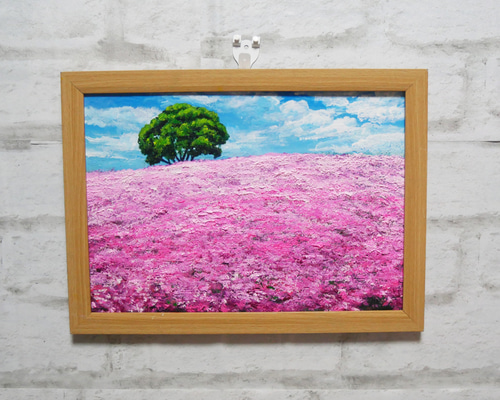 油絵　「吐息」 油油絵 油彩 油彩画 絵 絵画【桃色吐息】 絵画 HR 通販 17772138