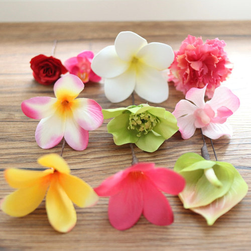 プルメリア　ウェディングブーケリゾートブーケ　ブートニア付き 南国リゾート感満載️プルメリアのウェディングブーケ！海辺の