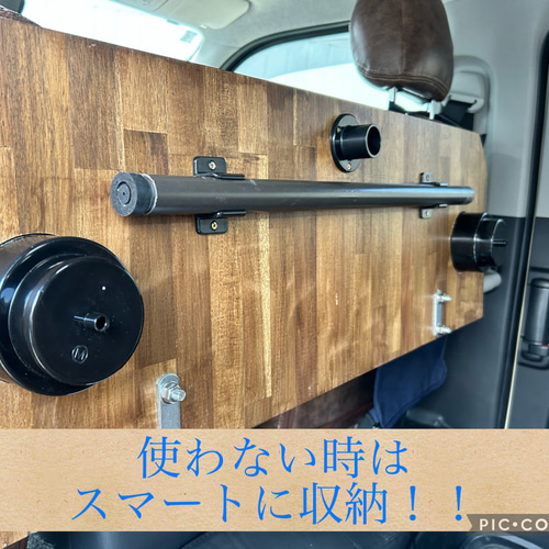 傷有アウトレット】ハイエースセカンドテーブル 欠け傷有り