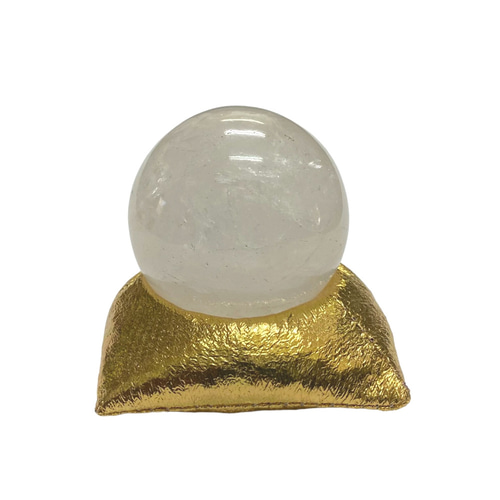 ☆ピラミッド型ゴールドの座布団 丸玉台座 ディスプレイ台座 その他