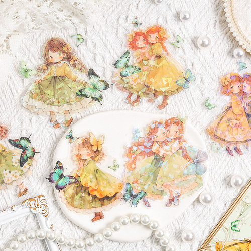 358コラージュ シール 素材 コレクション 海外 6種セット シール