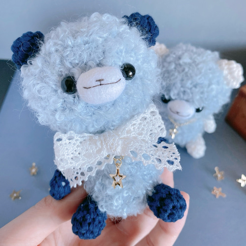 星降る夜のあみぐるみくまさん 〜大人かわいい手編みの贈り物