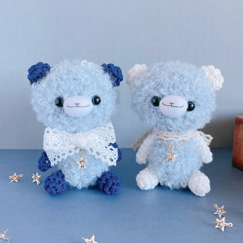 星降る夜のあみぐるみくまさん 〜大人かわいい手編みの贈り物