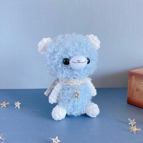 星降る夜のあみぐるみくまさん 〜大人かわいい手編みの贈り物