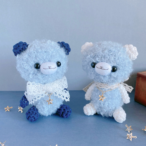 星降る夜のあみぐるみくまさん 〜大人かわいい手編みの贈り物