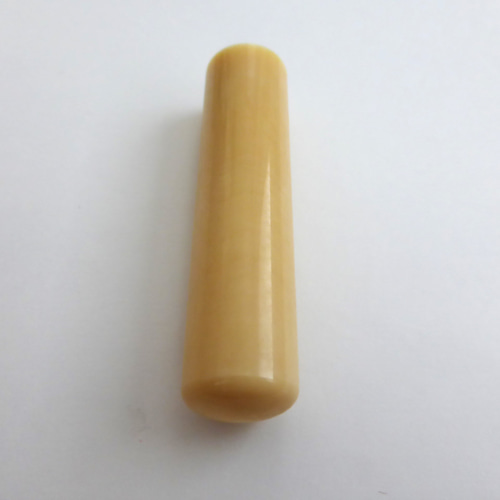 希少！高級品！マッコウ鯨歯 芯持ち印材 φ15.02×60.30㎜ 高級