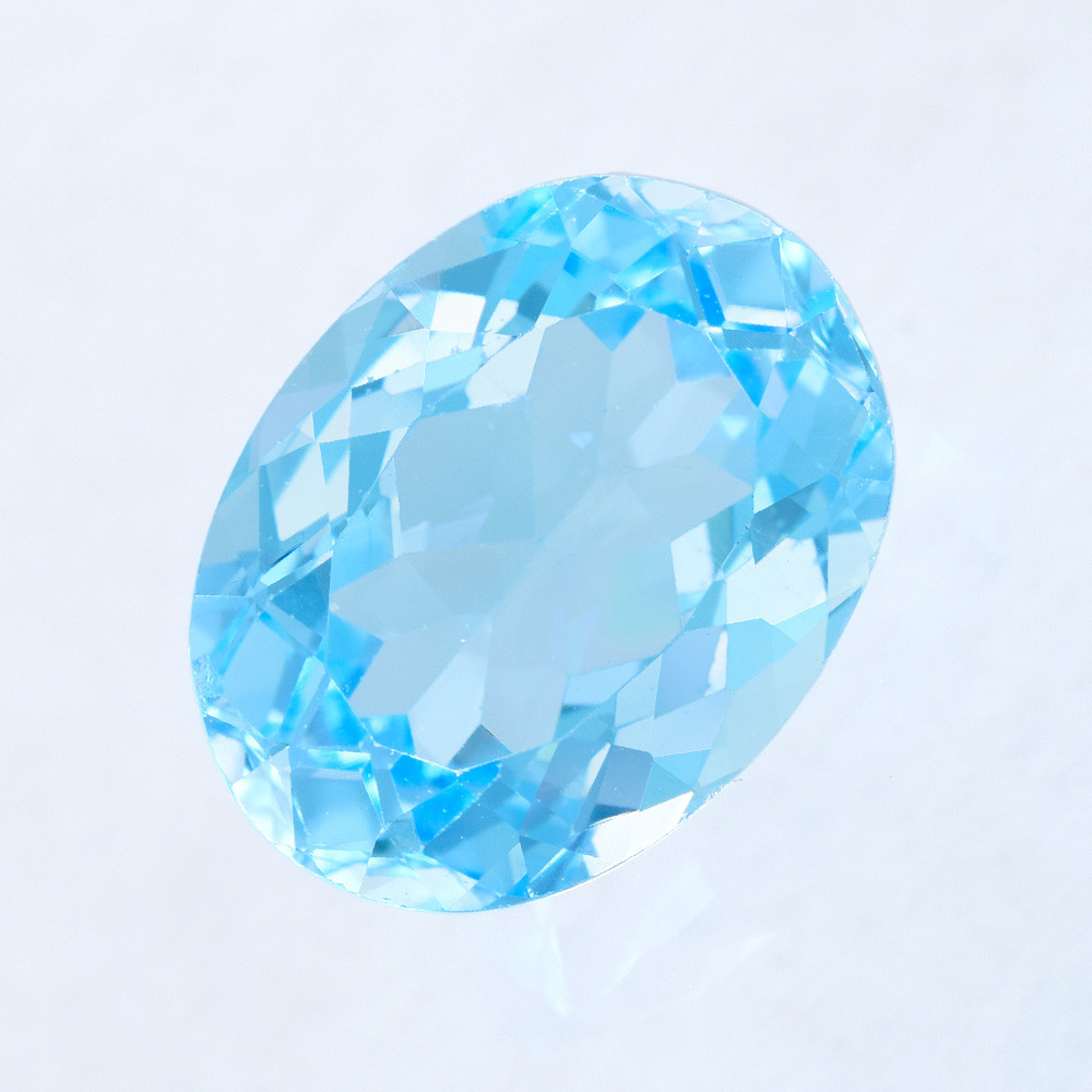 ブルートパーズ カット ルース SAK090