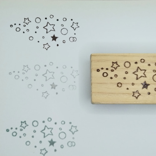 消しゴムはんこNo.222 ちびうさ おでかけ