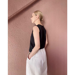 選擇你的長度❣️酷炫清涼❤️腰部修身藍色褲子❤️防紫外線速乾❤️有彈性又美觀的材質❤️亞麻混紡 第11張的照片