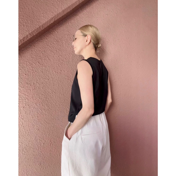 選擇你的長度❣️酷炫清涼❤️腰部修身藍色褲子❤️防紫外線速乾❤️有彈性又美觀的材質❤️亞麻混紡 第11張的照片