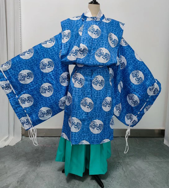 Amazon.co.jp: [fenglei] 【実物撮影】狩衣 神職 装束 神社 神具