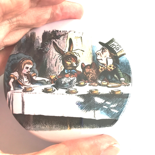 不思議の国のアリス ミラー 鏡 アリスのお茶会 A Mad Tea-Party mirror
