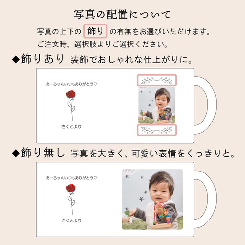 写真入り マグカップ 名入れ メッセージ オリジナル ギフト プレゼント