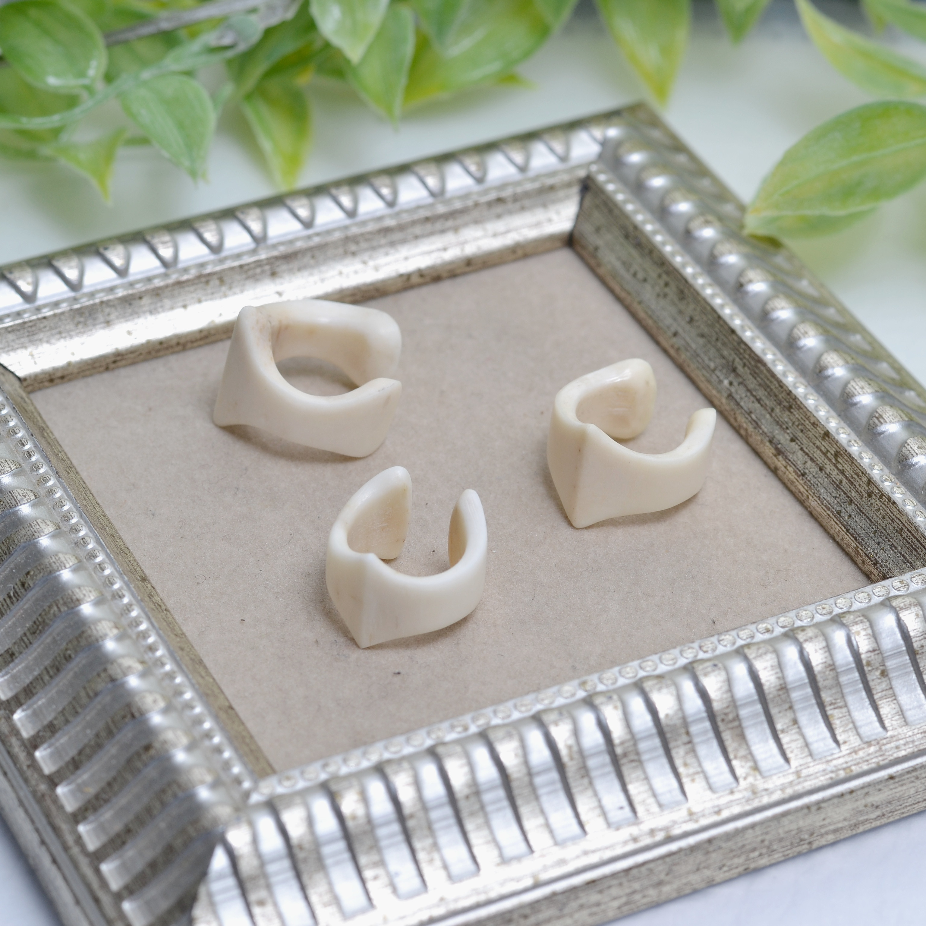 鹿角　イヤーカフ　スター