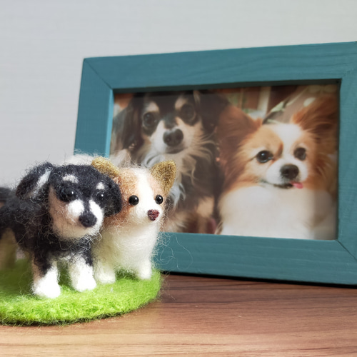 羊毛フェルト 犬 チワワ 刺繍 ハンドメイド 羊毛フェルト 羊毛フェルト 犬 チワワ 刺繍 ハンドメイド 羊毛フェルト