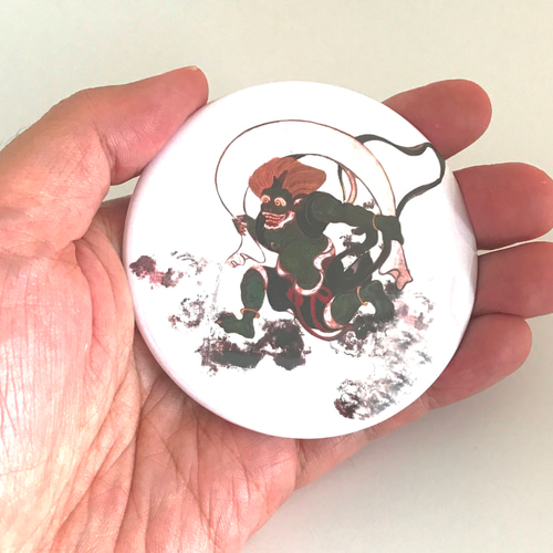 風神 鏡 ミラー 名画 絵画 グッズ 風神雷神 Japanese TATTOO ART
