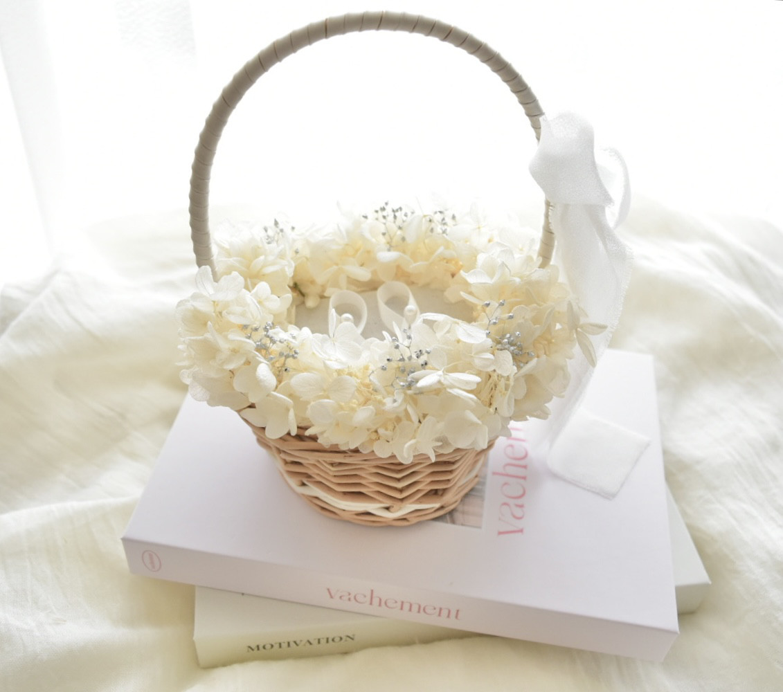 rinrin様確認用 リングピロー(クレイフラワー) 産ま 