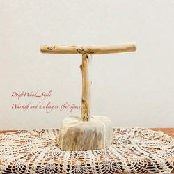 流木インテリア  中～大型インコも止まれる天然流木の小鳥の止まり木 スタンドタイプ インコ オウム 鳥 自然木 N11 5枚目の画像