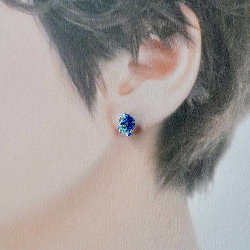 ピアス 金属アレルギー対応 サージカルステンレス 鉱石ピアス