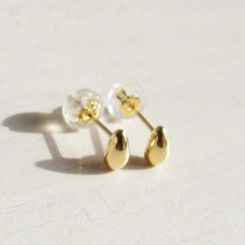 18K ピアス ドロップ S K18 18金 刻印 スタッド 18KYG しずく 18K K18 18金 ピアス 刻印 18KYG ドロップ スタッド S ピアス