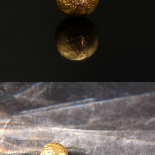 純金 約1g 満月 純金 『満月』モチーフ 約1g 小 お守り【JUNGOLD】 立体