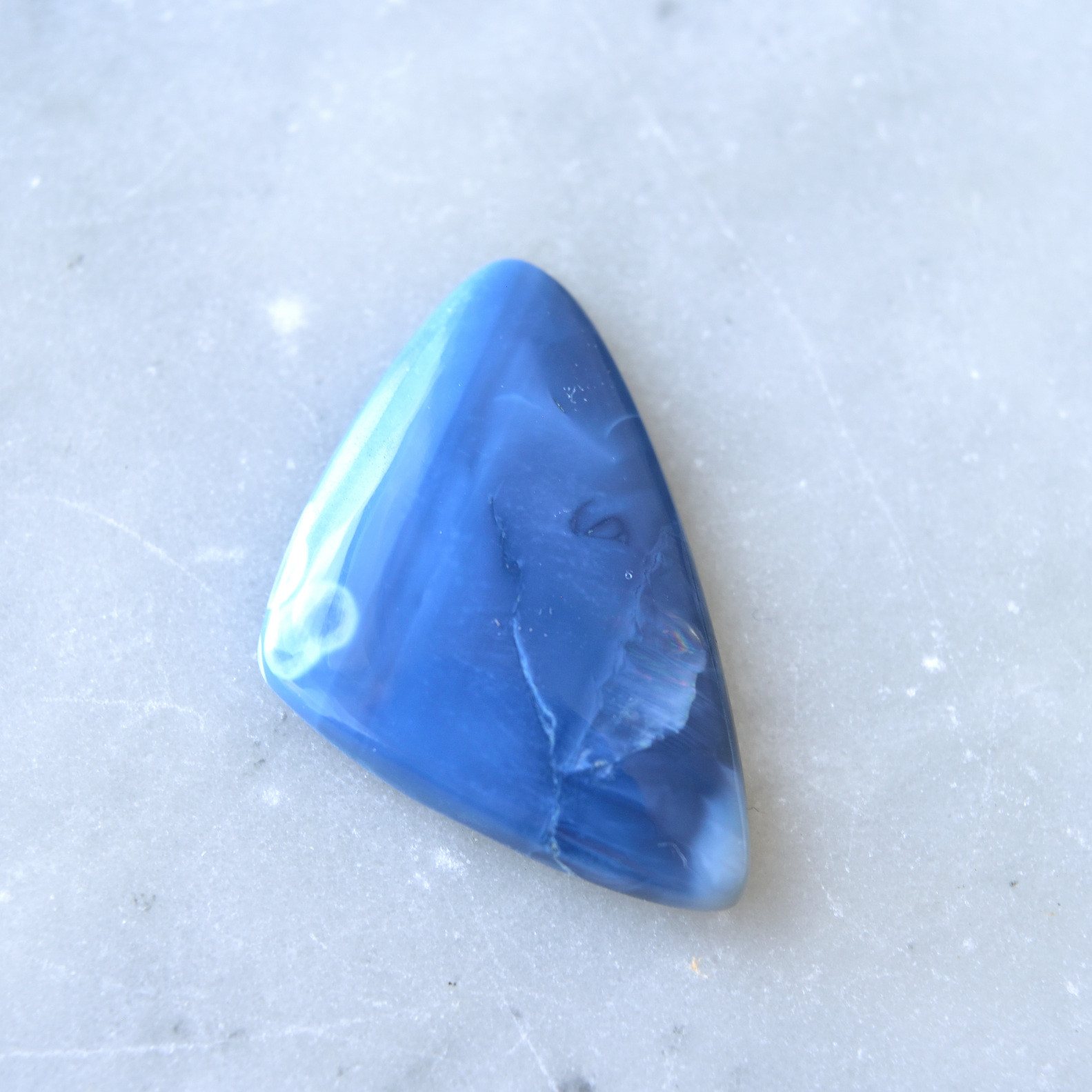 ブルーオパール　夏の思い出　15cts./ ルース・カボション