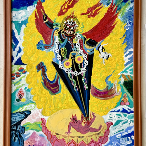 原画no.59 大威德金刚 絵画 ケンちゃんの天然石工房 通販 17775010