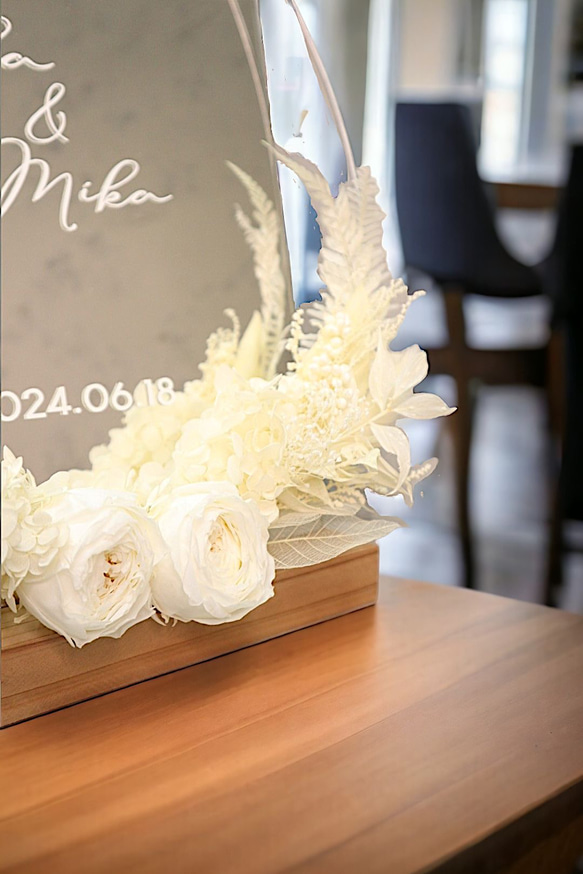 プレ花嫁様必見♡永遠に続く彩りを　ウェルカムミラー 