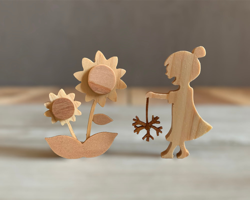 8月・11月オブジェ(オブジェを替えて季節を楽しむ)輝く三日月シリーズ