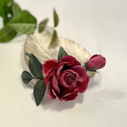 アンティーク　フランス　薔薇　ローズ　布花　花冠　ビスクドール コサージュ アンティーク フランス 薔薇 ローズ 布花 花冠 ビスクドール
