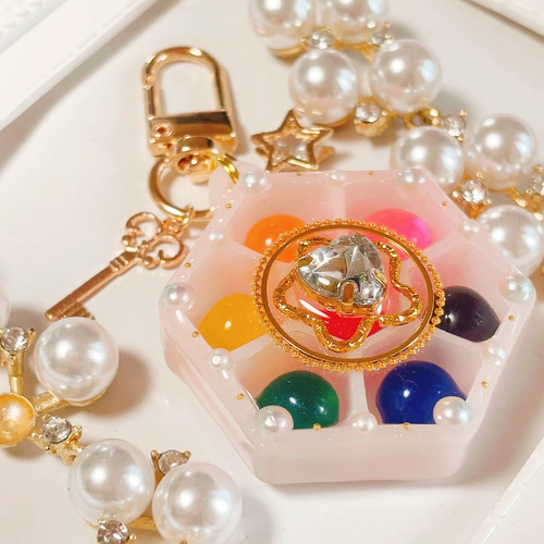 魔法少女MagicalTap◇シャカシャカキーホルダー シェイカー レジン 名